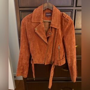 Vigoss Women's Rust Leather Jacket